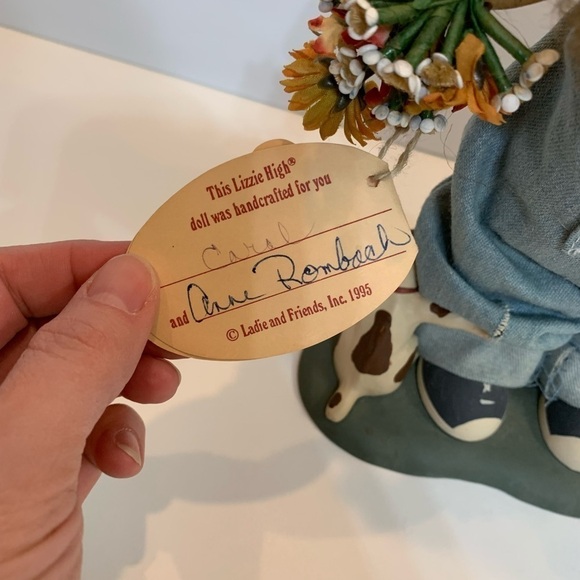 Vintage Lizzie High Girl Baseball Player Dottie Bowman 1995 w/Tags Tomboy - Picture 8 of 8